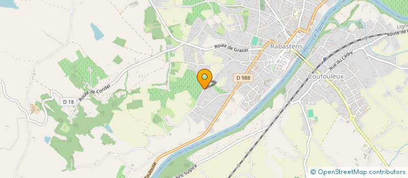 localisation de l'entreprise 922 823 265   RABASTENS