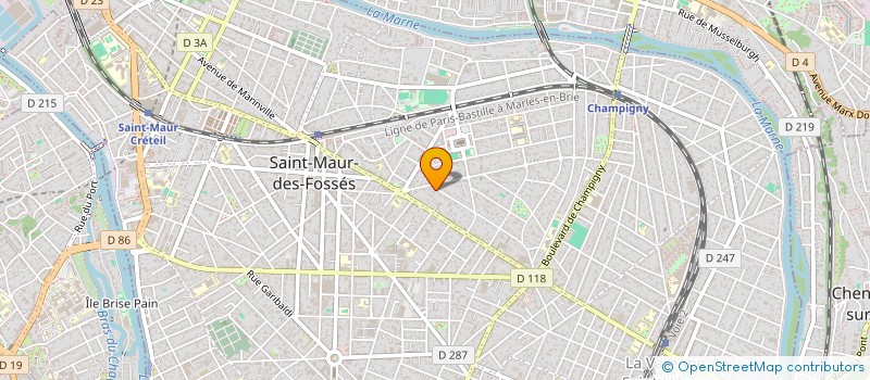 localisation de l'entreprise 922 827 233  à SAINT-MAUR-DES-FOSSES