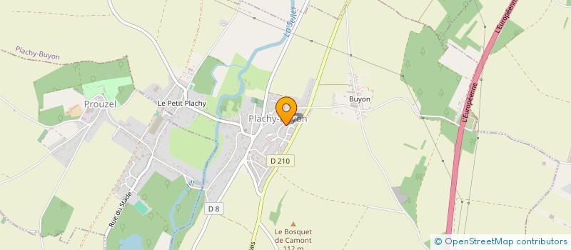 localisation de l'entreprise 922 829 312   PLACHY-BUYON