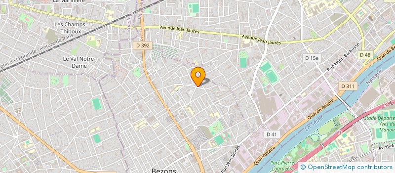 localisation de l'entreprise 922 834 858   BEZONS