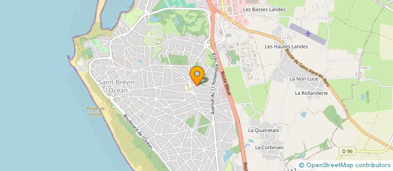 localisation de l'entreprise 922 836 697  à SAINT-BREVIN-LES-PINS