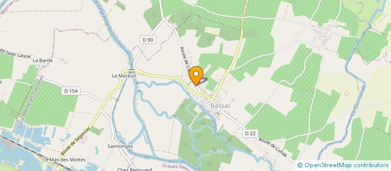 localisation de l'entreprise 922 848 643 à BASSAC