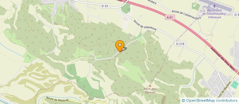 localisation de l'entreprise 922 850 110   MAS-SAINTES-PUELLES