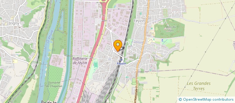 localisation de l'entreprise 922 865 068   FEYZIN