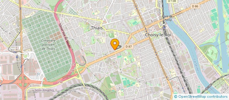 localisation de l'entreprise 922 875 745   THIAIS