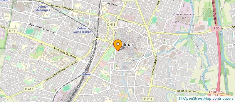 localisation de l'entreprise 922 880 133   COLMAR