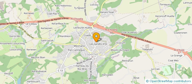 localisation de l'entreprise 922 881 479   LOPERHET