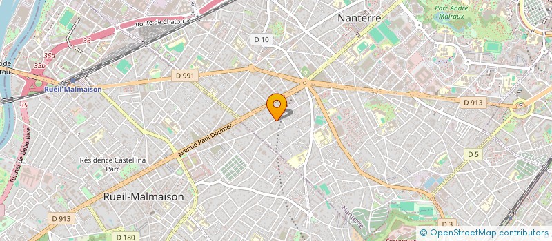 localisation de l'entreprise 922 890 082  à RUEIL-MALMAISON