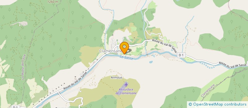 localisation de l'entreprise 922 892 245   CLAMENSANE