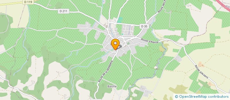 localisation de l'entreprise 922 896 899   ARZENS