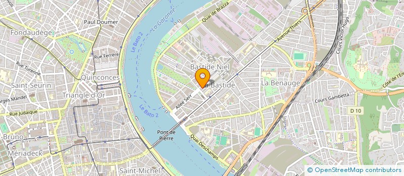 localisation de l'entreprise 922 899 133   BORDEAUX