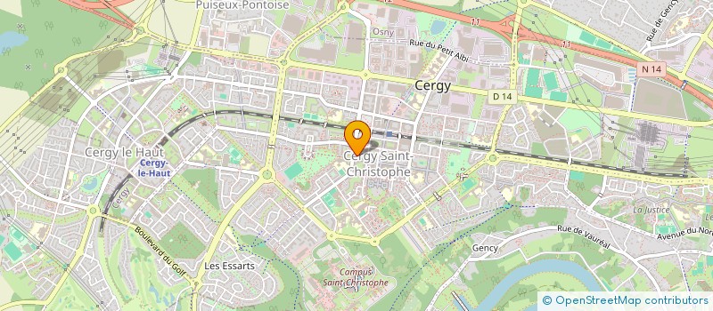 localisation de l'entreprise 922 938 873   CERGY