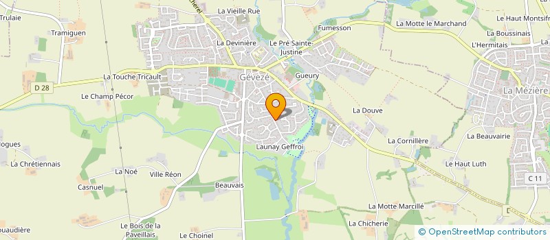 localisation de l'entreprise 922 940 093   GEVEZE