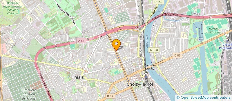 localisation de l'entreprise 922 956 198   CHOISY-LE-ROI