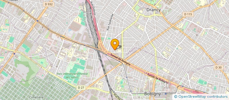 localisation de l'entreprise 922 960 083   DRANCY