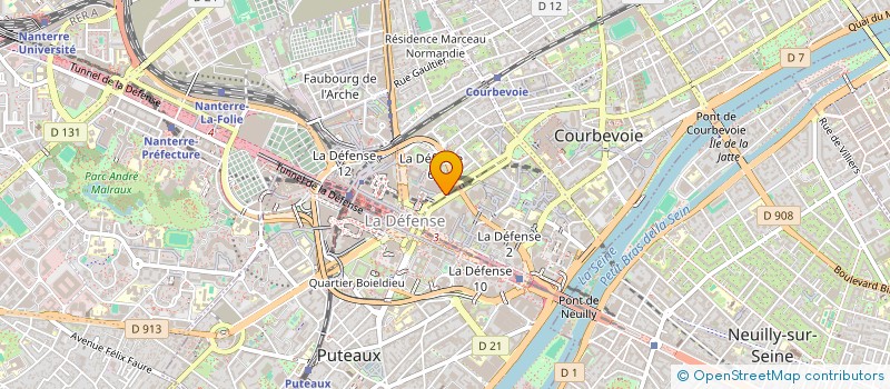 localisation de l'entreprise 922 968 144   COURBEVOIE