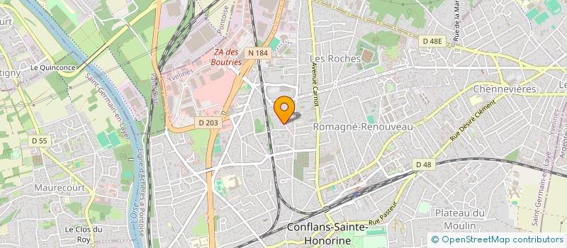 localisation de l'entreprise 923 005 250   CONFLANS-SAINTE-HONORINE