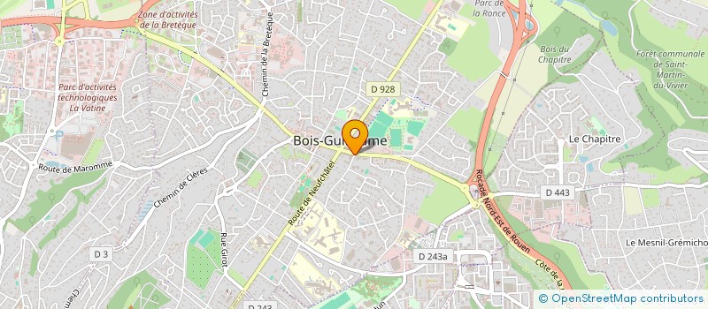 localisation de l'entreprise 923 005 623  à BOIS-GUILLAUME