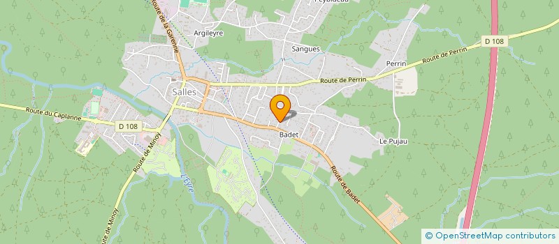 localisation de l'entreprise 923 034 821   GUJAN-MESTRAS