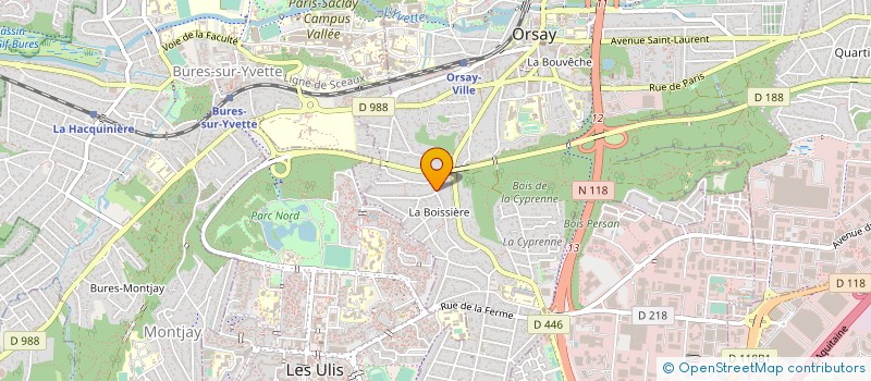 localisation de l'entreprise 923 038 244 à ORSAY