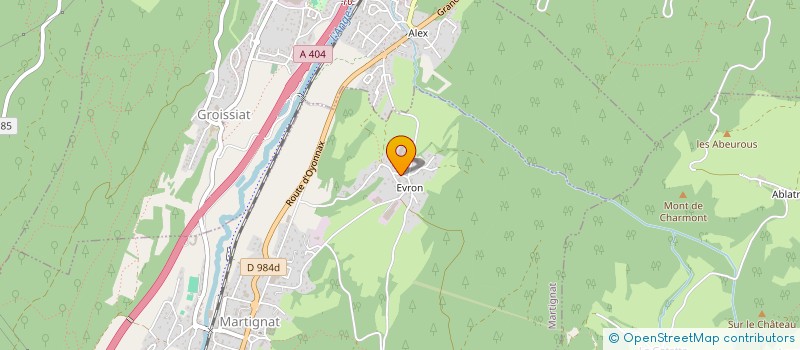 localisation de l'entreprise 923 040 281 à MARTIGNAT