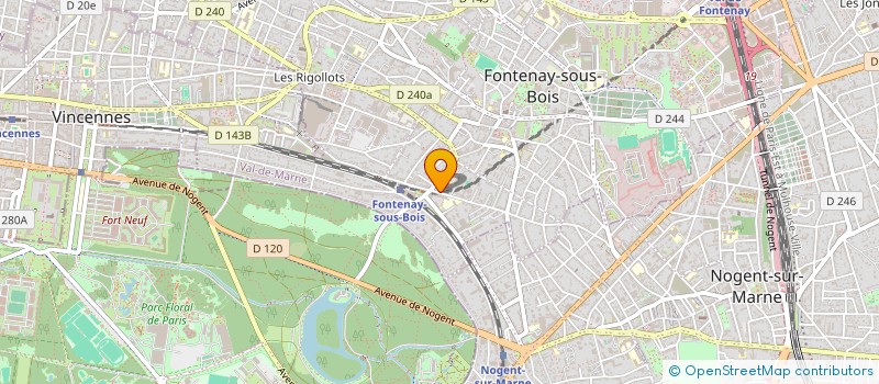 localisation de l'entreprise 923 046 957  à FONTENAY-SOUS-BOIS