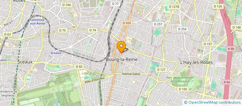 localisation de l'entreprise 923 048 433 à BOURG-LA-REINE