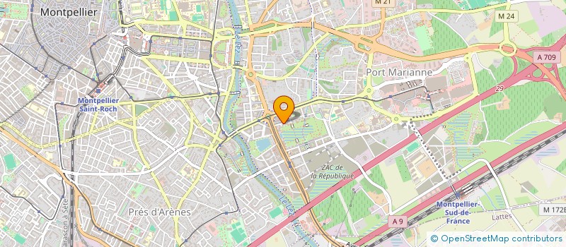 localisation de l'entreprise 923 050 256 à MONTPELLIER