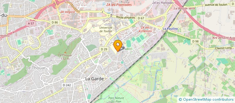 localisation de l'entreprise 923 058 143 à LA GARDE