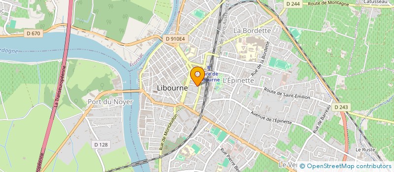 localisation de l'entreprise 923 068 258   LIBOURNE