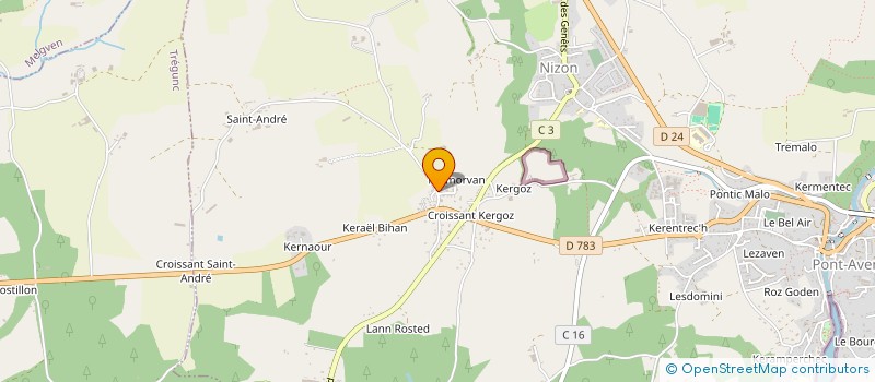 localisation de l'entreprise 923 088 520   PONT-AVEN