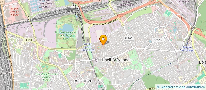 localisation de l'entreprise 923 097 737 à LIMEIL-BREVANNES