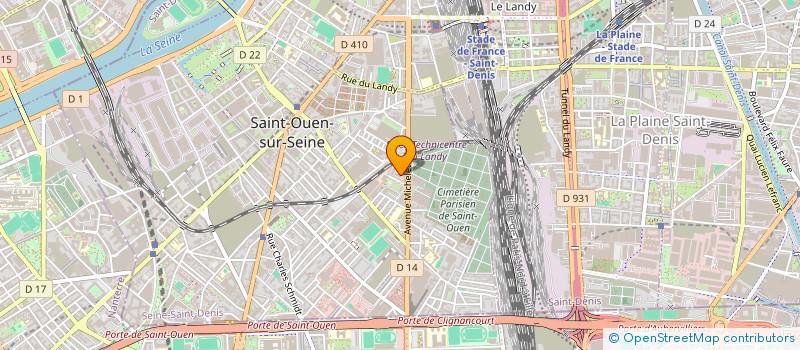 localisation de l'entreprise 923 114 912 à SAINT-OUEN-SUR-SEINE
