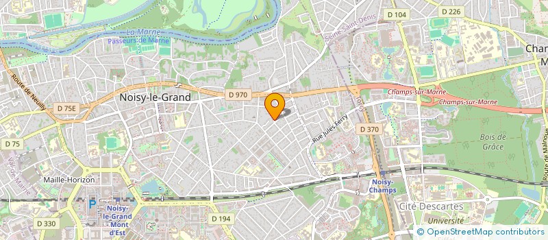localisation de l'entreprise 923 138 937 à ROSNY-SOUS-BOIS