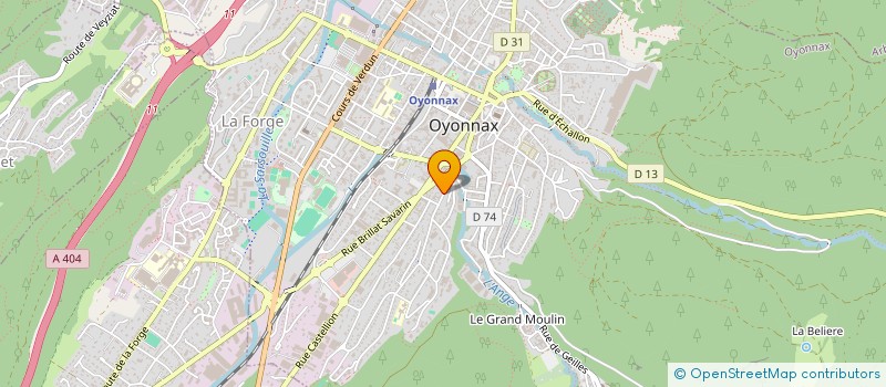 localisation de l'entreprise 923 142 897 à OYONNAX