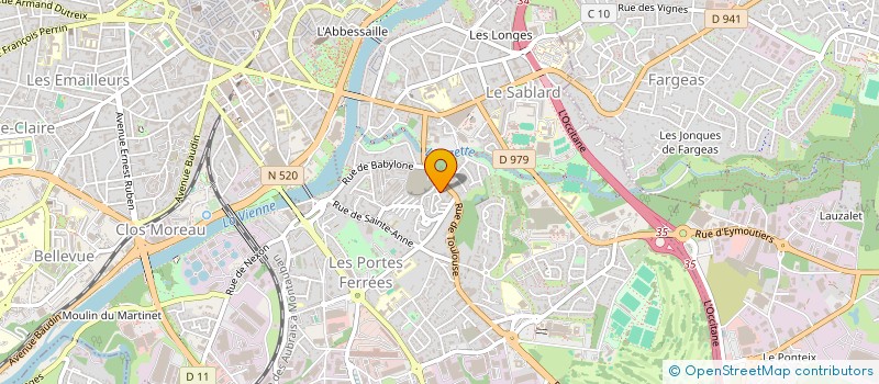 localisation de l'entreprise 923 161 046 à LIMOGES