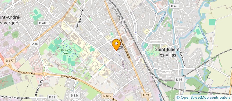 localisation de l'entreprise 923 165 534   TROYES