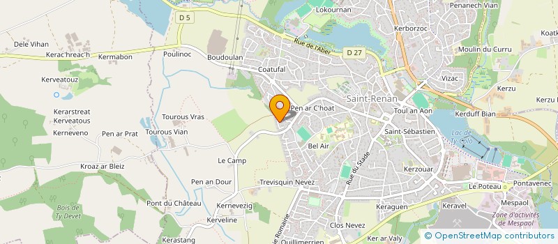 localisation de l'entreprise 923 169 551   SAINT-RENAN