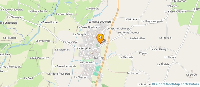 localisation de l'entreprise 923 221 626 à BALAZE