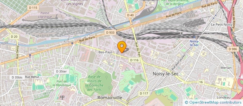 localisation de l'entreprise 923 251 383 à PANTIN