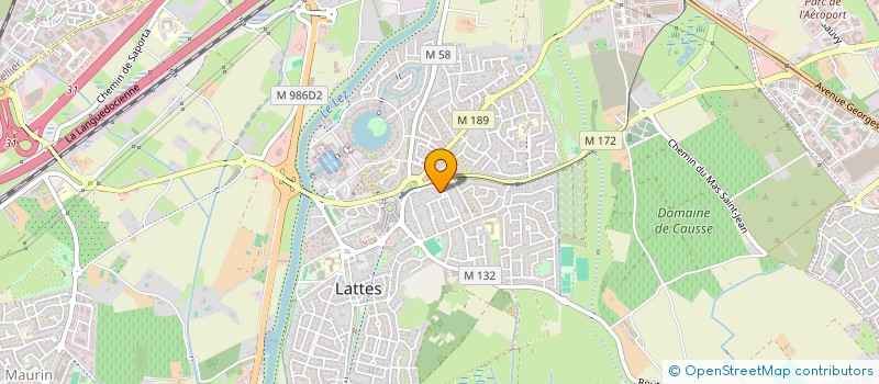 localisation de l'entreprise 923 256 622  à LATTES