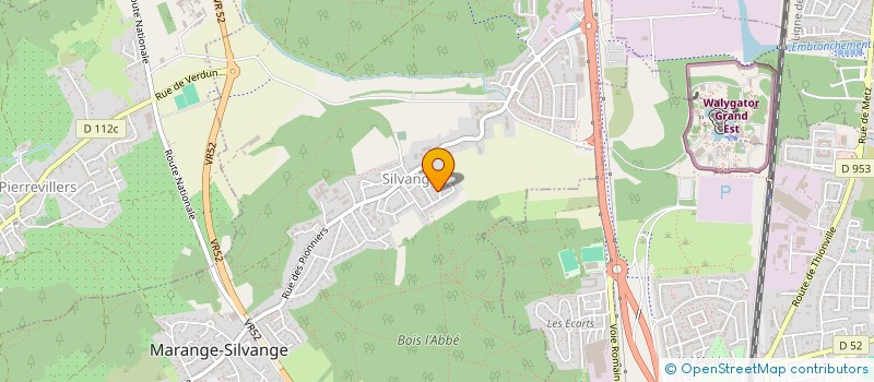 localisation de l'entreprise 923 276 679   MARANGE-SILVANGE