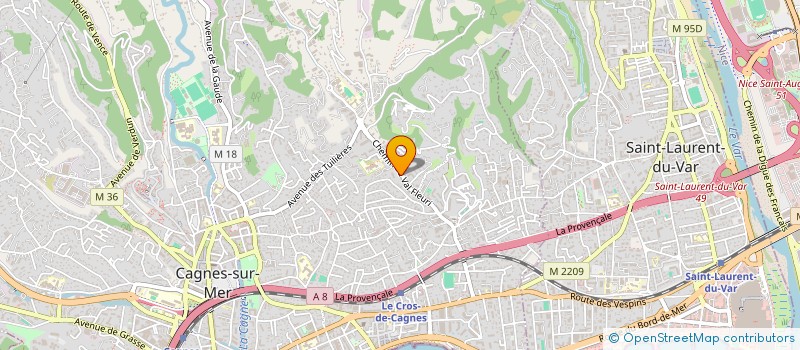 localisation de l'entreprise 923 303 705 à GRASSE