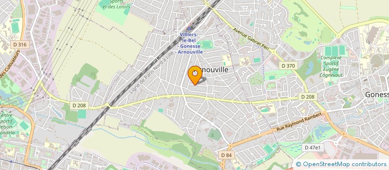 localisation de l'entreprise 923 305 890   ARNOUVILLE