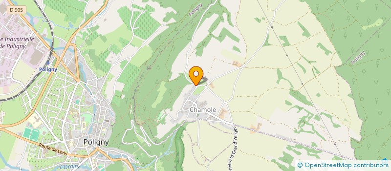 localisation de l'entreprise 923 329 213   CHAMOLE