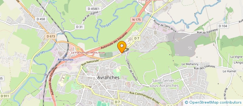 localisation de l'entreprise 923 336 432   AVRANCHES