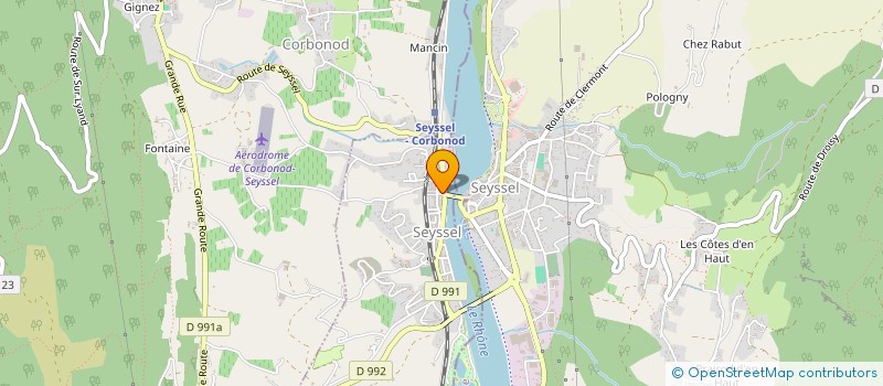 localisation de l'entreprise 923 363 766   SEYSSEL