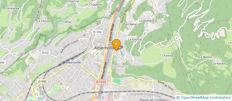 localisation de l'entreprise 923 371 223   ALBERTVILLE