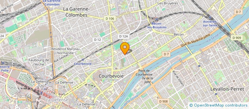 localisation de l'entreprise 923 372 916   COURBEVOIE