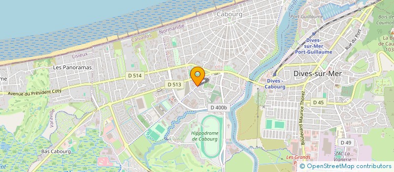 localisation de l'entreprise 923 373 435   CABOURG